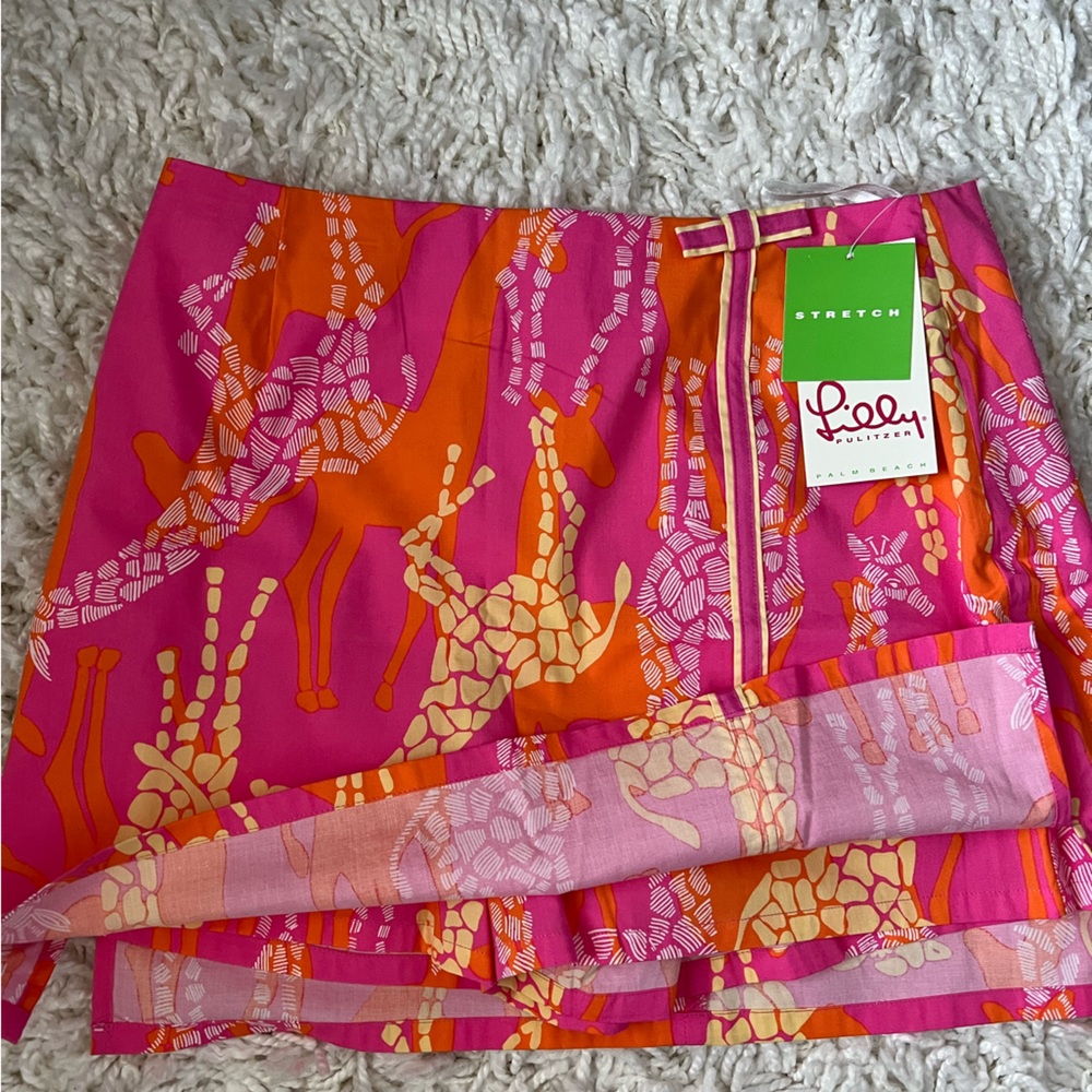NWT Lilly Pulitzer hard to find giraffe skort
